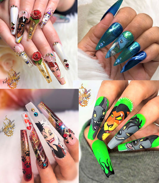 Custom Character Nails