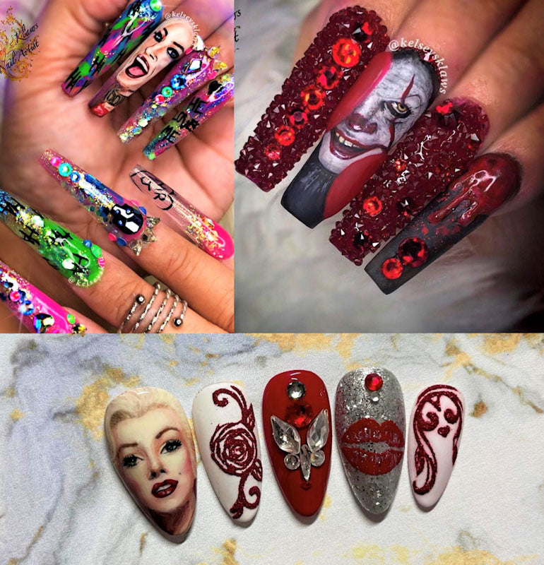 Custom Portrait Nails